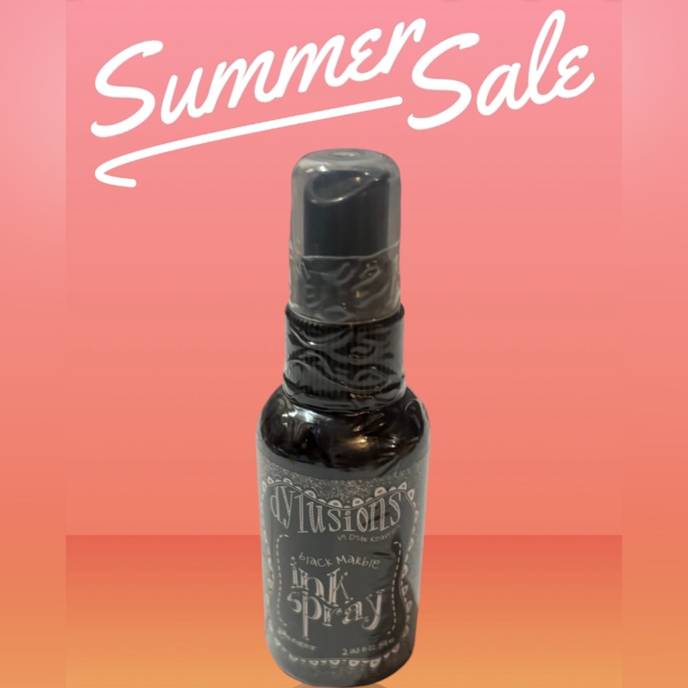 NEW Dylusions Black Marble Ink Spray
